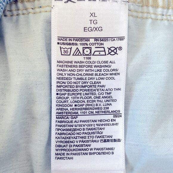 Gap High Rise Soft Easy Baggy Jeans sz XL Boho Beach Coastal Festival School - Picture 10 of 15